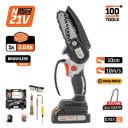 ΑΛΥΣΟΠΡ.ΜΠΑΤΑΡΙΑΣ NAKAYAMA EC1040 21V 1x2Ah 10EK 10M/S