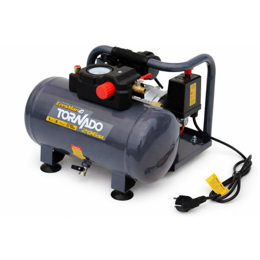 ΑΕΡΟΣΥΜΠ 1HP/6LT CRESMAN TORNADO 206SL ΑΘΟΡΥΒΟ (2)