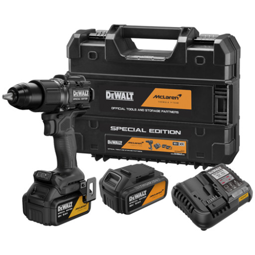 Dewalt McLaren DCD86MP2T-QW Κρουστικό Δραπανοκατσάβιδο 18V 2×5.0Ah